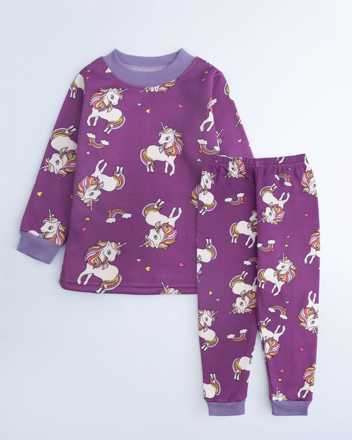 Unicorn printed sweatshirt and sweatpants