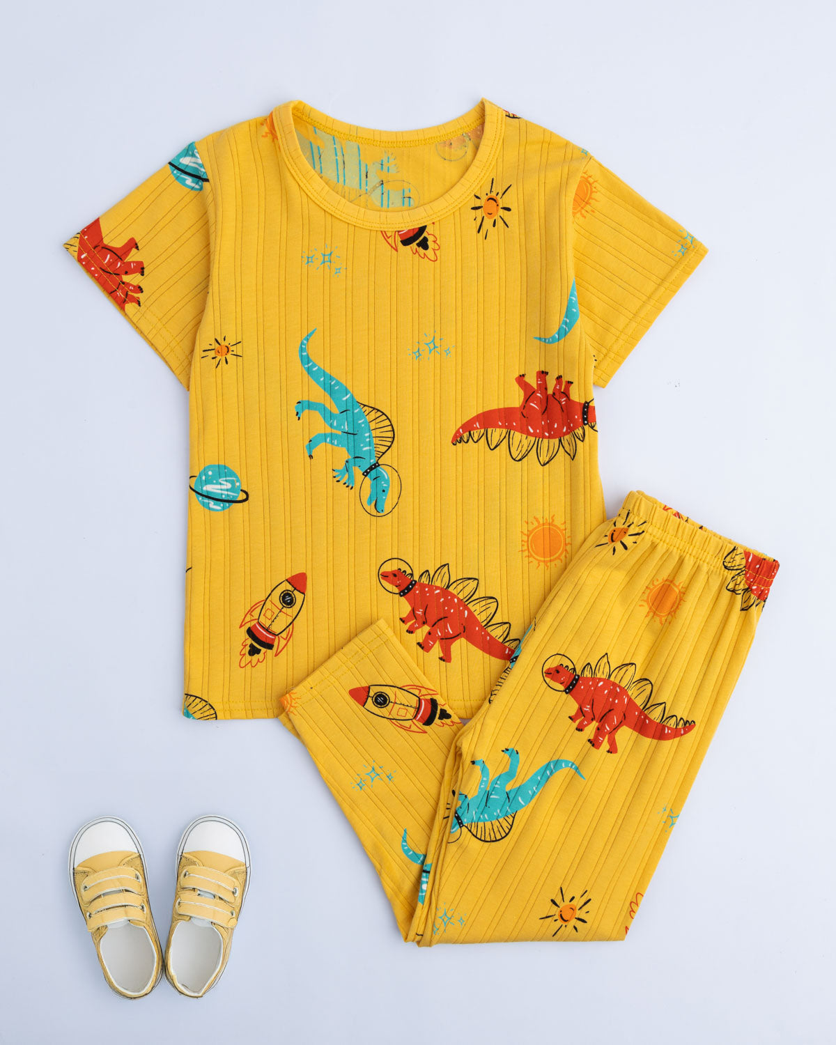 Dino printed set