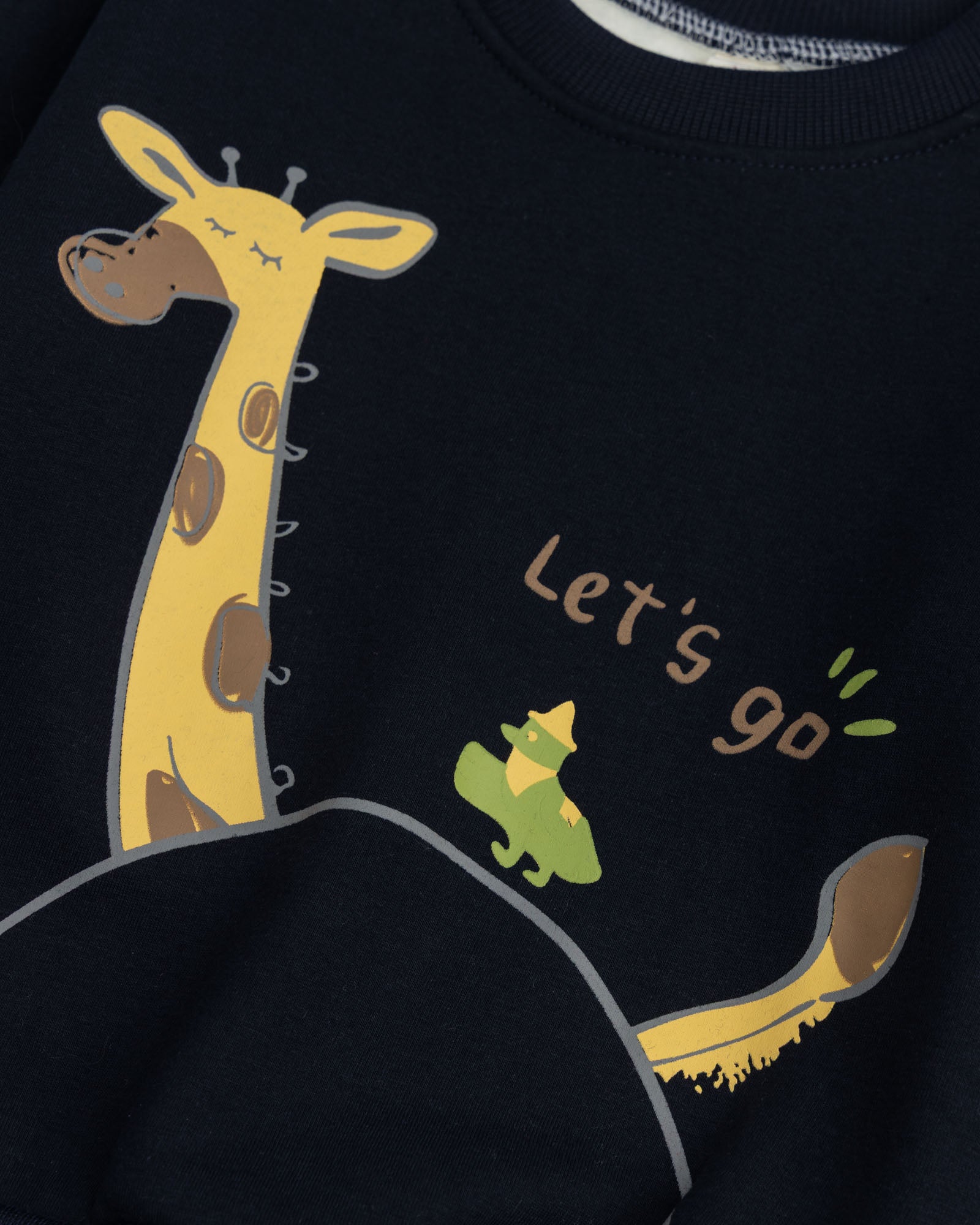 Black Giraffe Adventure Sweatshirt