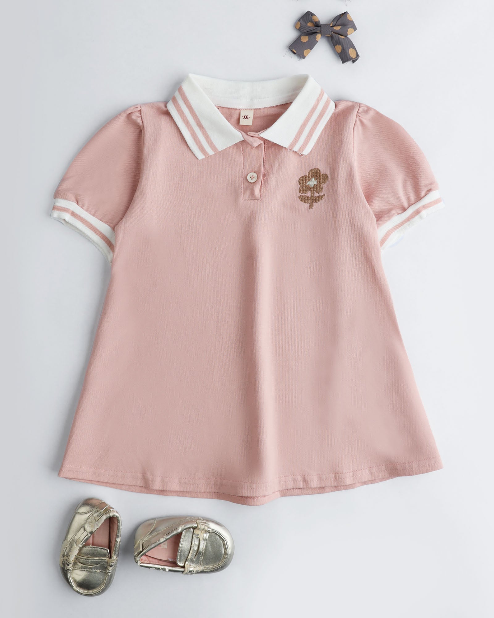 Pink Polo Dress