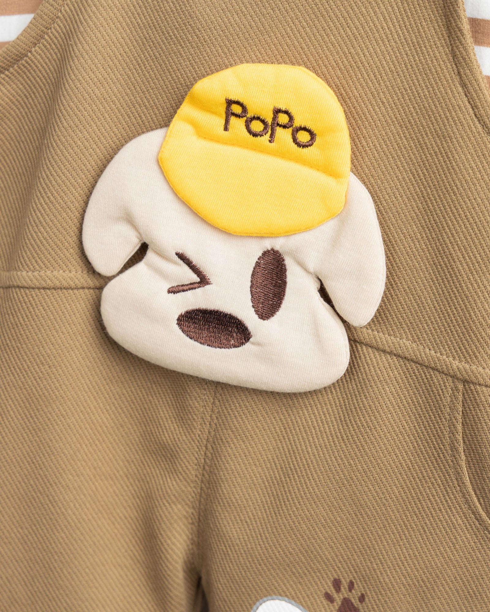 Puppy Patch Dungaree Set
