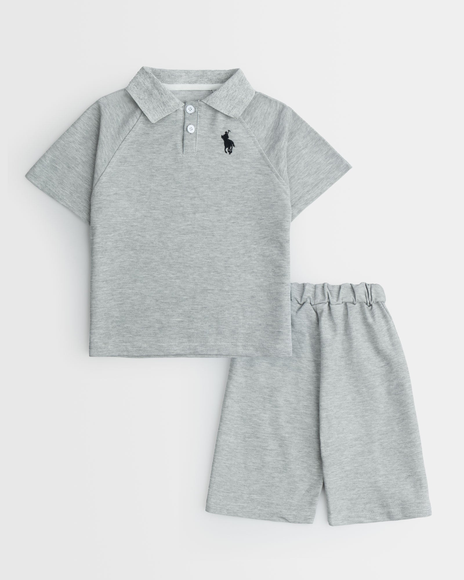 Classic Grey Polo Set