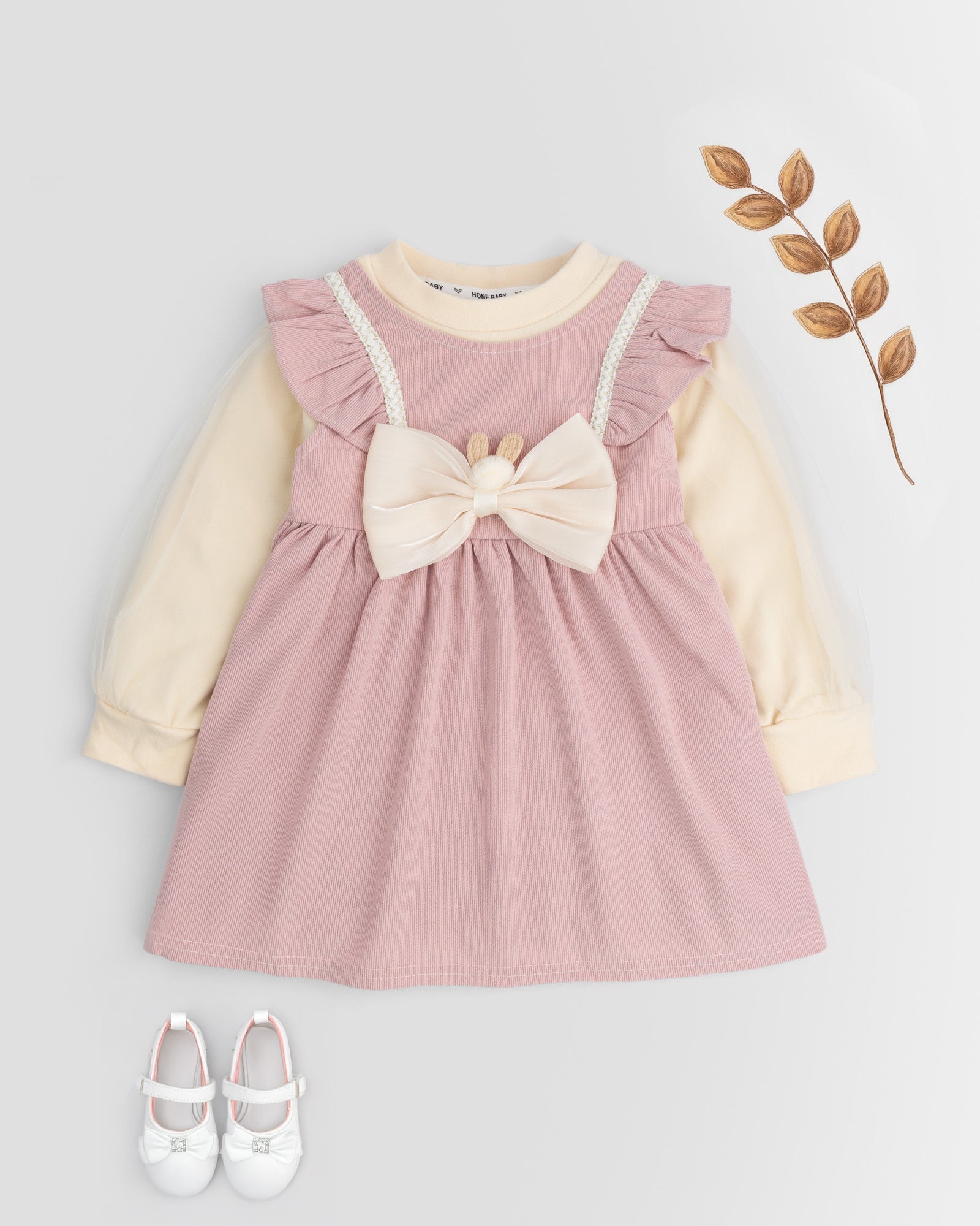 Pink Bunny Bow Dress