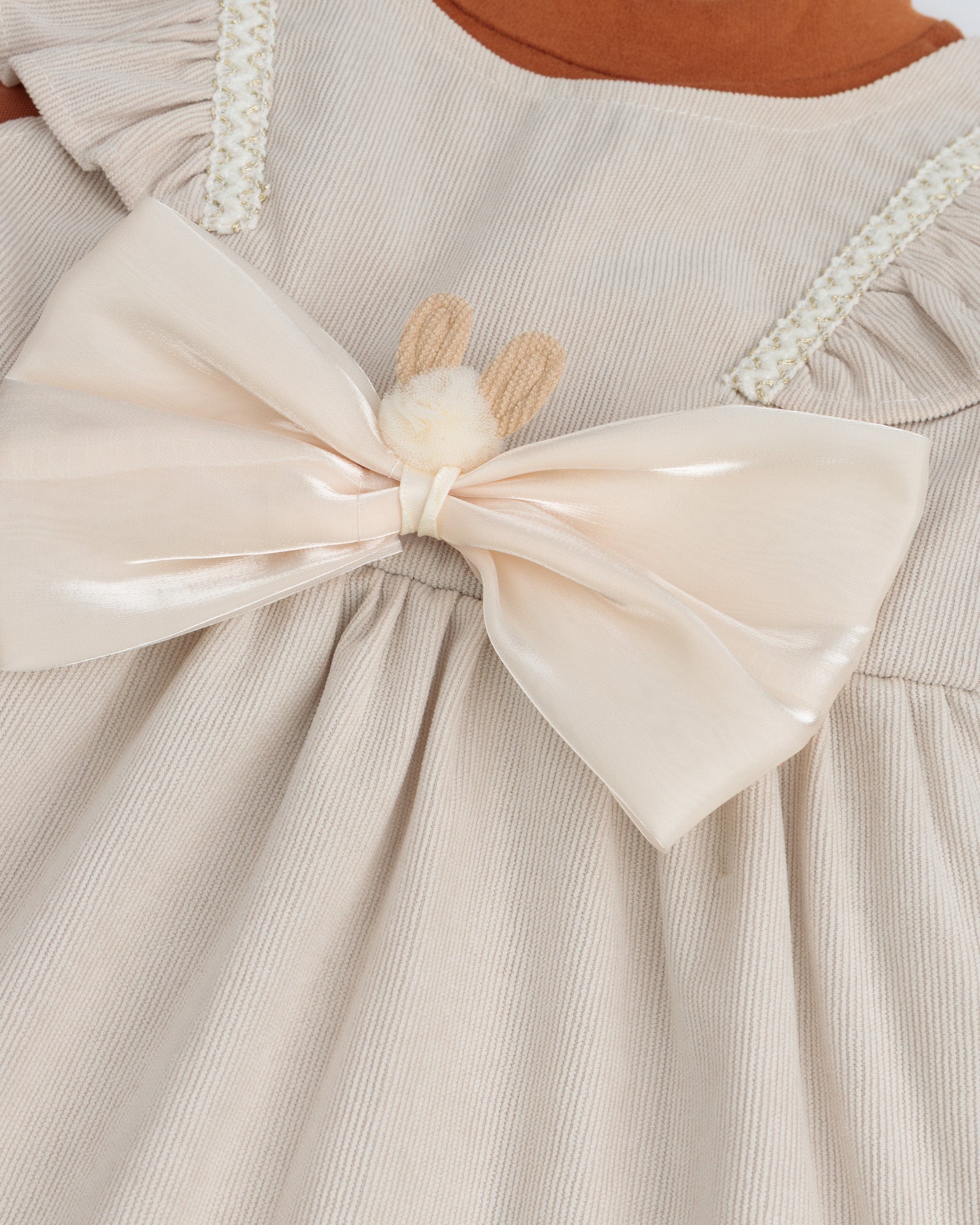 Autumn Breeze Ruffle Dress