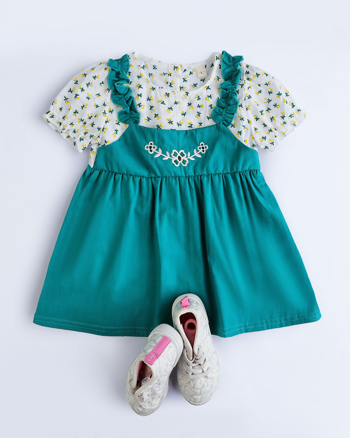 Green Ruffle Dress