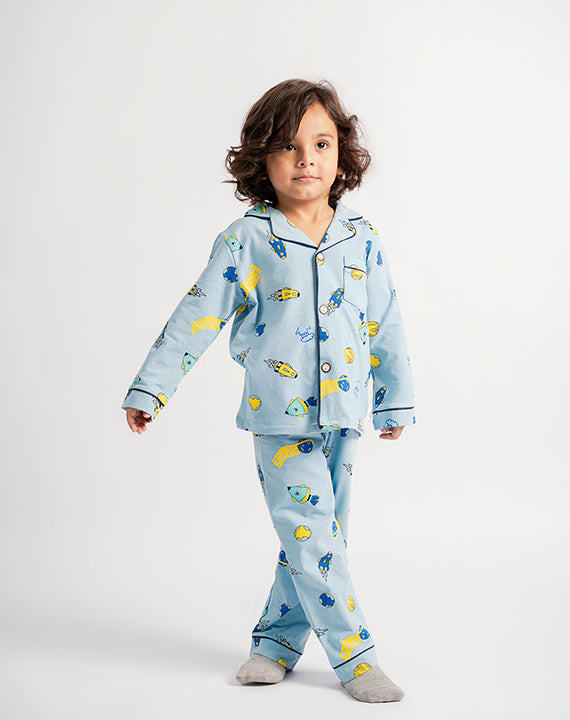 Satellite printed Nightsuit