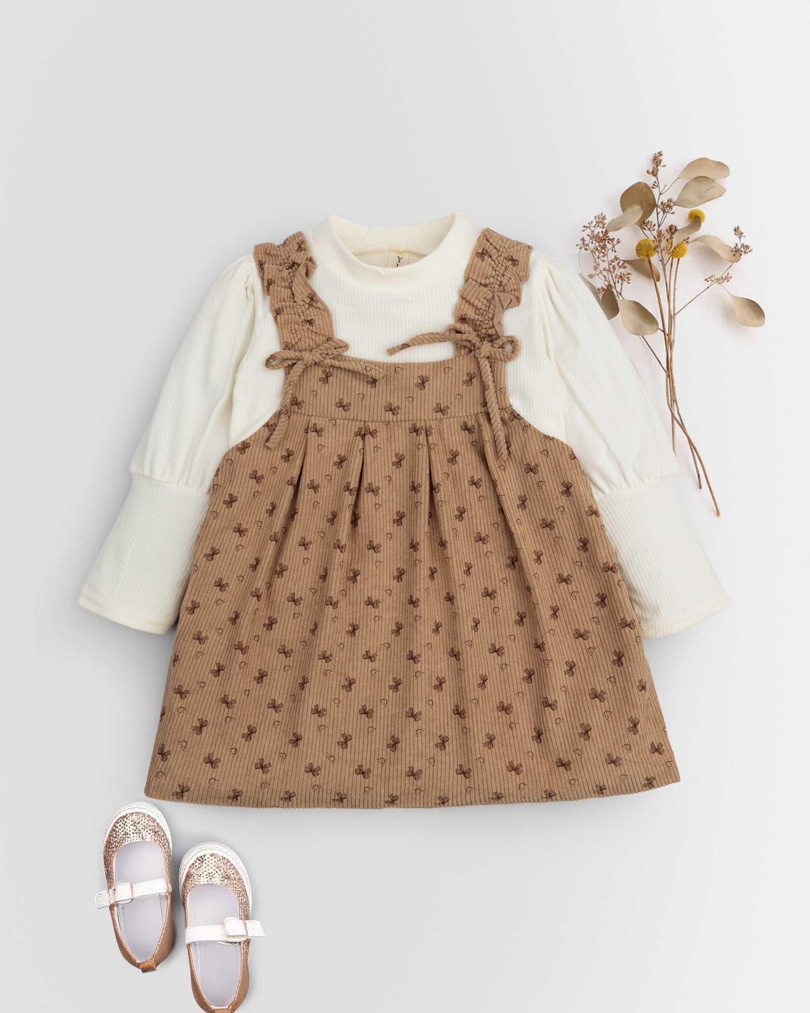 Caramel Bloom Dress