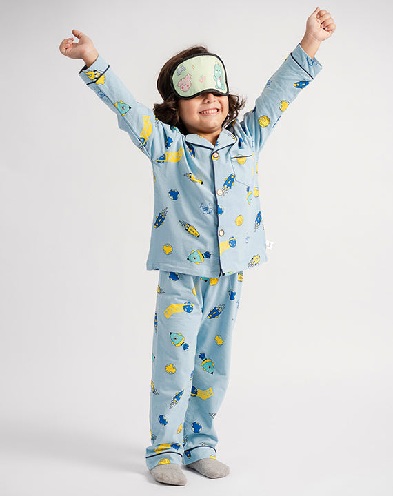 Satellite printed Nightsuit