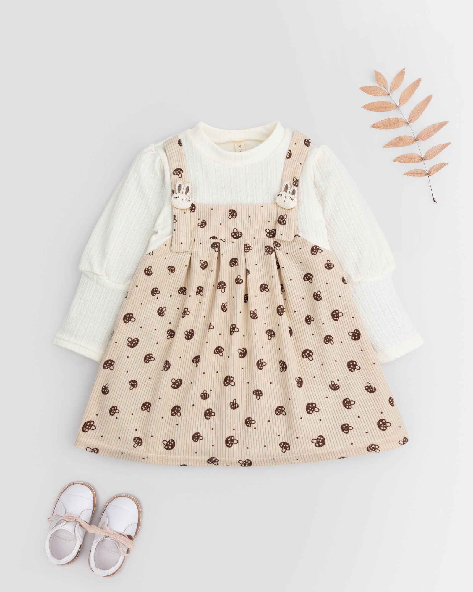 Cream Bunny Dress
