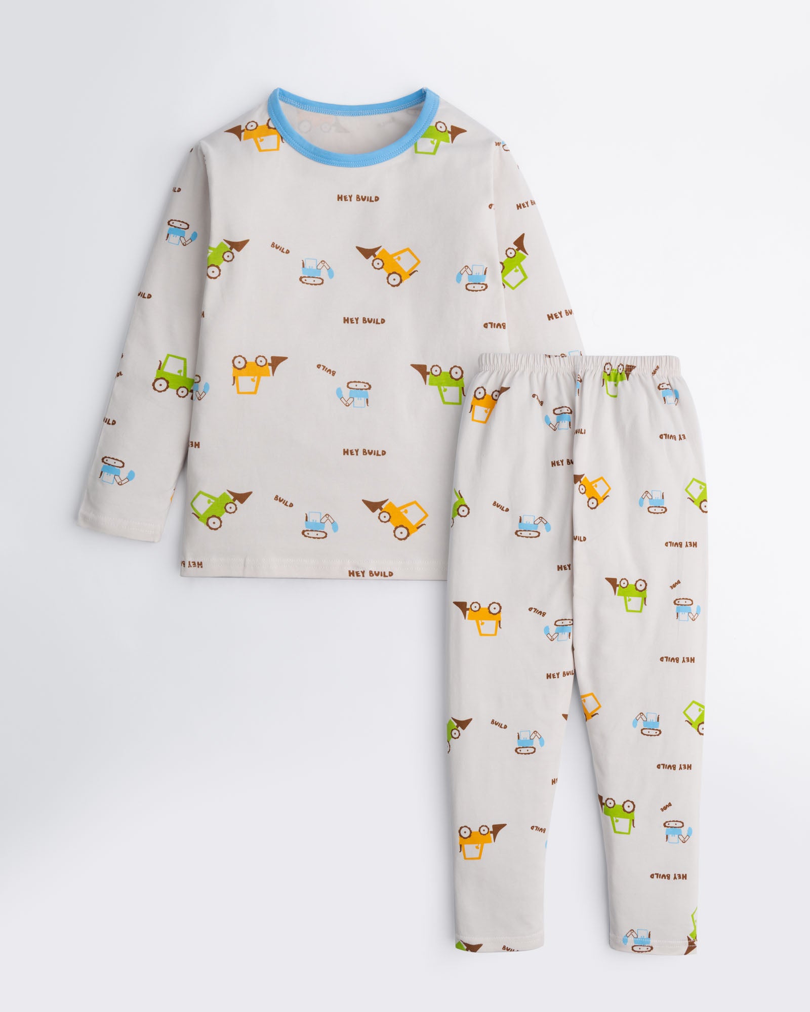 Grey vehicle printed pajama