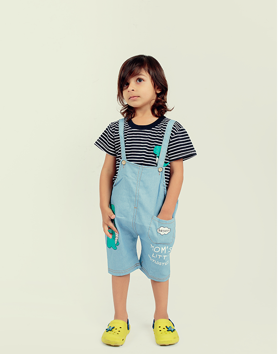 Dinosaur Dungaree 2- piece set