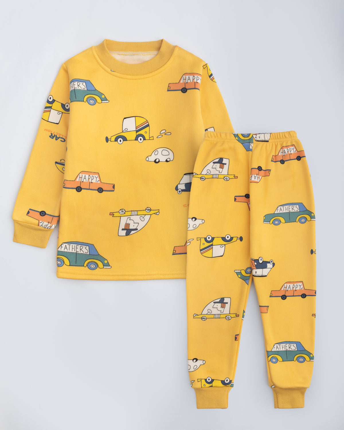 CAR PRINTED SWEATSHIRT AND SWEATPANTS