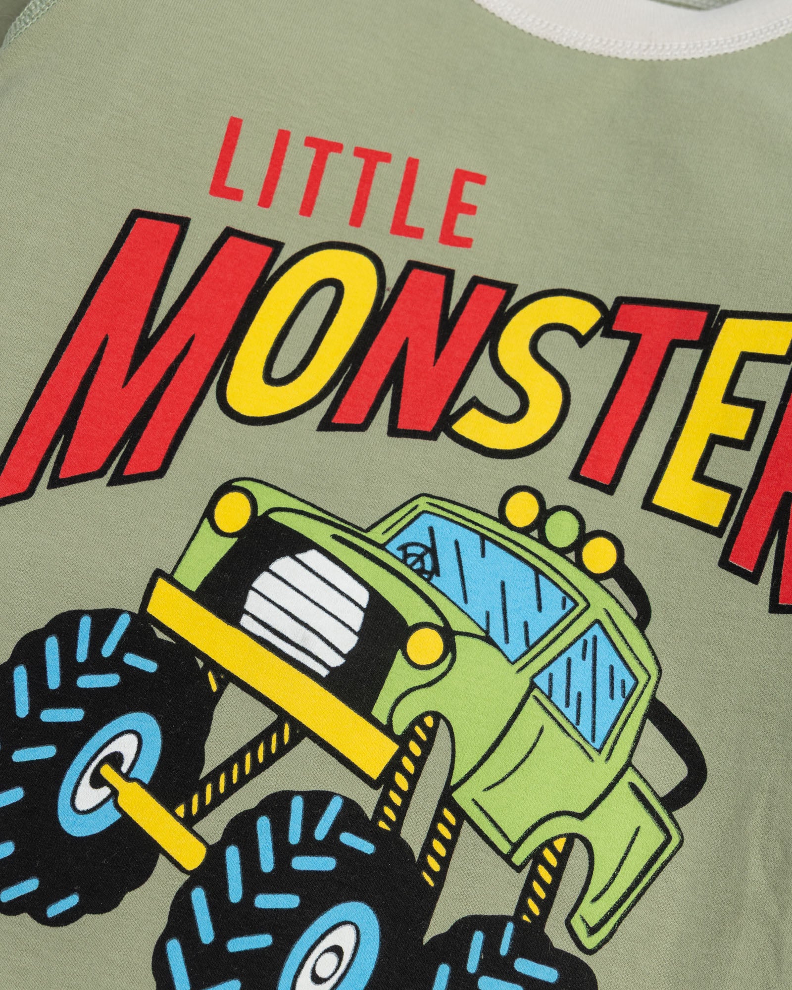Little Monster Truck Pajama Set