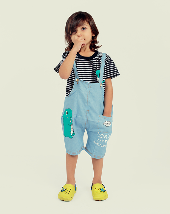 Dinosaur Dungaree 2- piece set