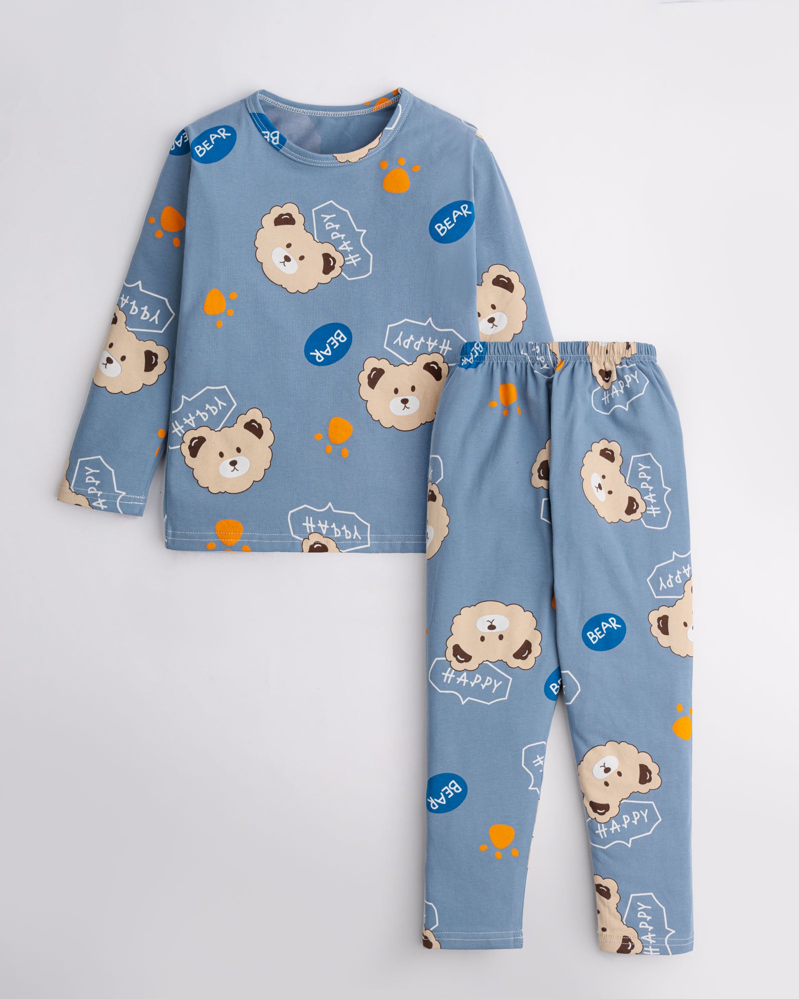 Bear printed pajama set