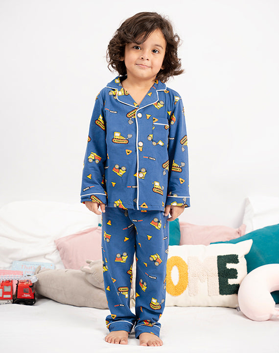Tractor printed Nightsuit