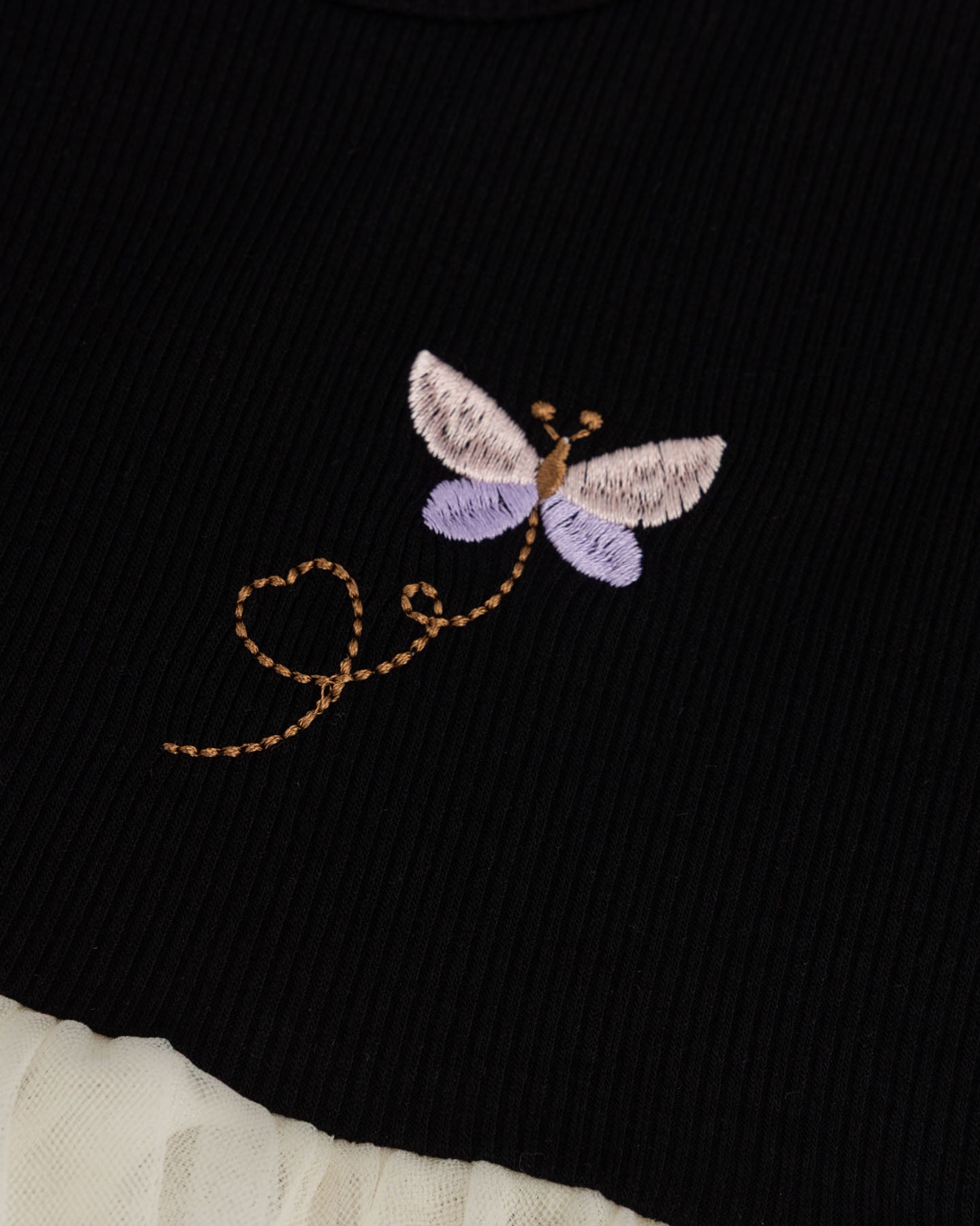 Black 3D butterfly Dress