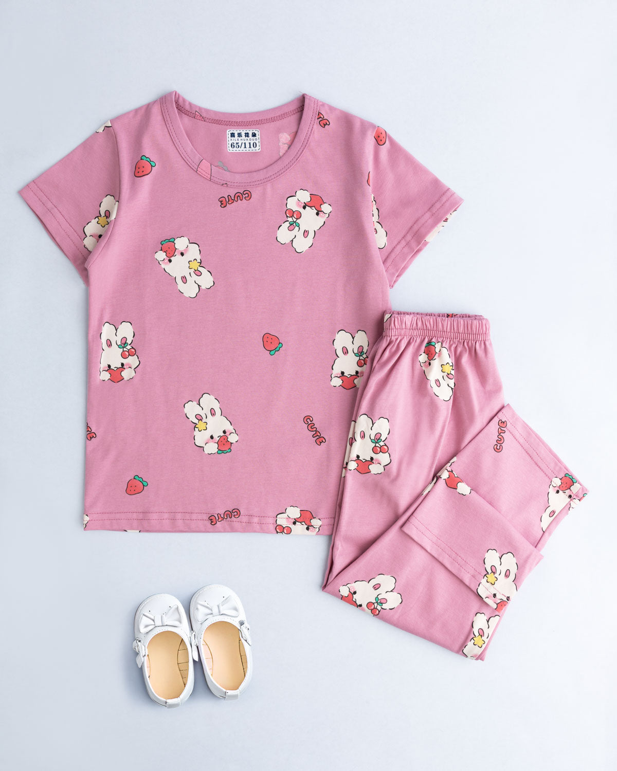 Pink Bunny - 2 piece set