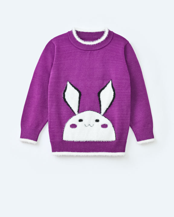 LAVENDER BUNNY SWEATER