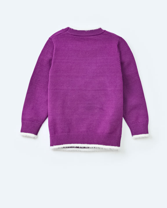 LAVENDER BUNNY SWEATER