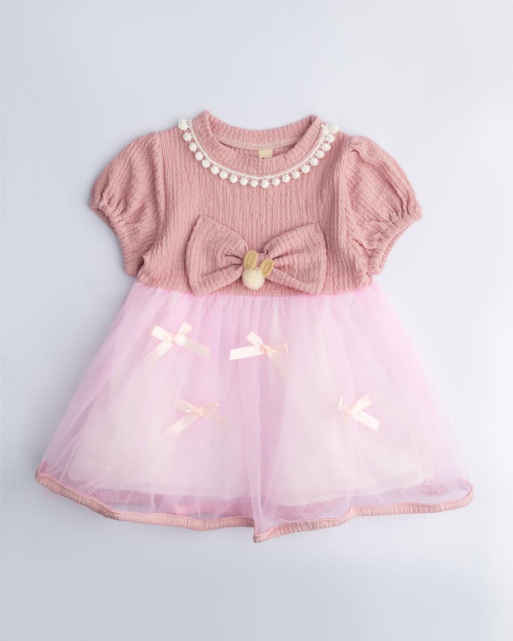 PINK Bow Party Dress