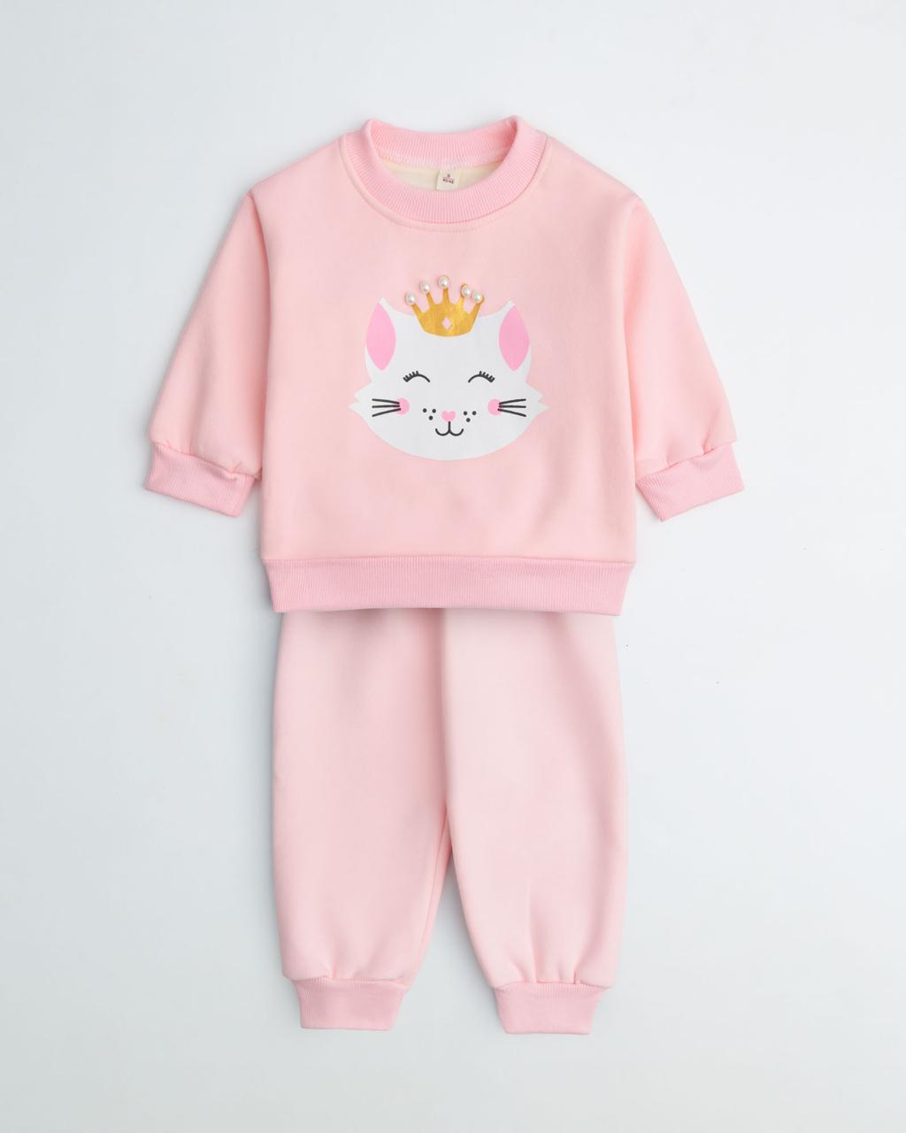 Cute Kitty Pajama Set