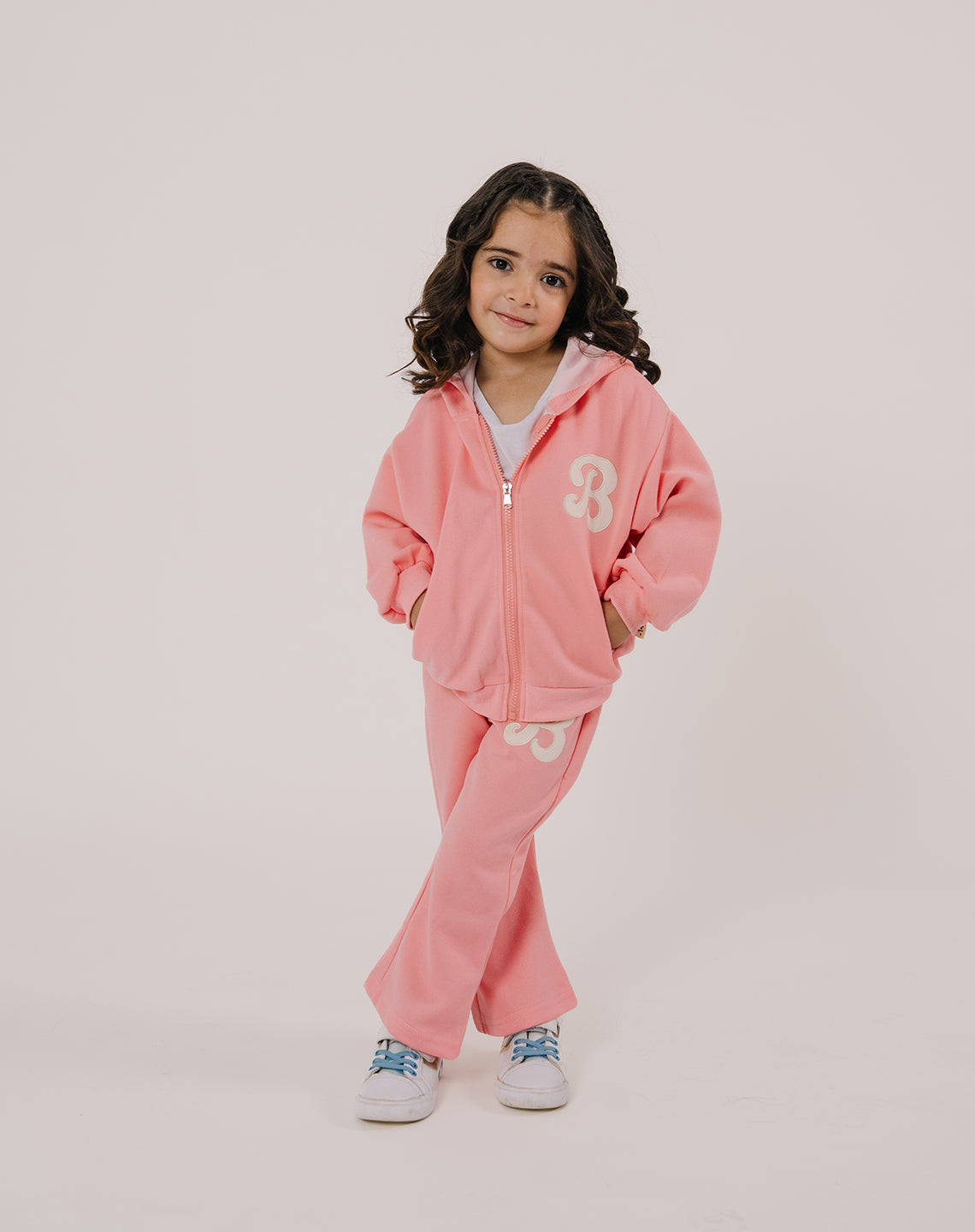 Pink Zip-Up Barbie Tracksuit