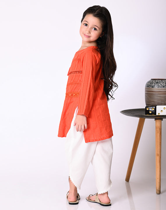 ETHNIC-Orange Shirt